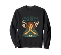 Calma Antes del Trato - Poker Mindset Art Sudadera