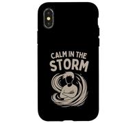 Calma en la tormenta mentalidad resiliente Carcasa para iPhone X/XS