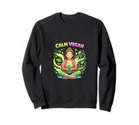 Calma Vegan Mindfulness Nature Inspired Lifestyle Art Sudadera