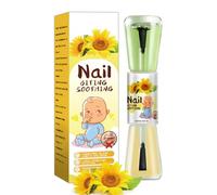 Calmante para morderse las uñas, Esmalte de uñas antimorderse las uñas, Prevención de chuparse los dedos, Fácil de usar, Seguro para los niños, 9,8 x 2,8 cm, 10 ml para niños que se muerden las uñas
