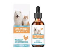 Calmante para perros - 60 ml calmantes para sueño y viaje para perros - Suplemento relajante y calmante para gatitos maullido agresión temporal corte de uñas peluquería interior
