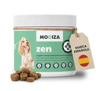 Calmante Perros 100% Natural - Ansiedad Antiestrés para Perro con L-Triptófano Valeriana Hipérico - Snacks para Perros 300g en Formato Galletas Semi Blandas - MOOIZA