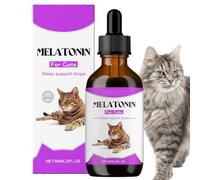 Calming Cat Treats - 60ml Cat Sedative Drops, Calming Supplements For Cats, Sleep Relieving Aid | Anti Aggression Sleep Support Supplement For Bathing Meowing Sleeping Daily Night Thunderstorm