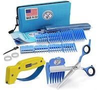 Calming Clipper® - El kit de corte de pelo silencioso y suave para niños con autismo y sensibilidad sensorial - Incluye capa de peluquero (20 piezas RH + sacapuntas)