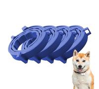 Calming Collar for Dogs, 4-Piece Long-Lasting Relaxing Collars, Adjustable Comfort Fit for Separation, Soothing Pet Supplies for Home, Travel, Stress Relief, and Behavioral Support