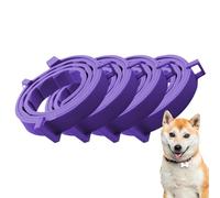 Calming Collar for Dogs, 4-Piece Long-Lasting Relaxing Collars, Adjustable Comfort Fit for Separation, Soothing Pet Supplies for Home, Travel, Stress Relief, and Behavioral Support