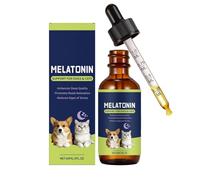 Calming Drops for Cats - 60ml Pet Nutritional Drops for Stress Relief | Natural with Relaxation Supplements, Minerals, Deep for Sleep Nighttime Bedtime and Travel Comfort