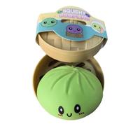 Calming Fidget Toy, Hand Press Sensory Fidget, Dumpling Toy with Slow Rising Feature, Thermoplastic Rubber Sensory Squeeze, Stress Reliever with Lightweight Design, Steamed Bun Squeeze for Relaxing