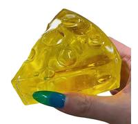 Calming Squeeze Sensory Toy, Relaxation Stress Relief Gadget, 5 x 3 pulgadas Sensory with Soft Feature, Cheese Figure Toy, Stress Relief with Cute Design, for Students Adults