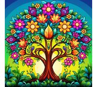 Calming Tree Mandalas: 300 Pages for Peaceful Coloring Moments.: Easy and delightful designs for moments of calm, reflection, and peace.