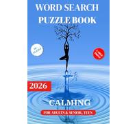 Calming Word Search Puzzle Book: Large Print | 6x9 inches, 113 pages | 50+ Puzzles