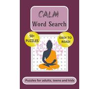 Calming Word Search Puzzle Book: Word Searches with Easy to Read Print about relaxation, calming, quiet, tranquil and more | 6x9 inches, 110 pages | ... … Gift for vacations, Holidays and Free Times