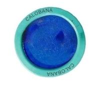 Calobana - Anillo flotante para piscina con malla elástica, hamaca de agua inflable con asa de agarre, cuerda de rebote, válvula de aire, turquesa y azul