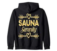 Calor Baño de Vapor Sauna Serenidad Sudadera con Capucha