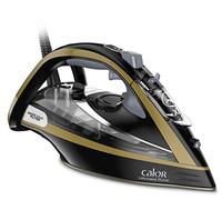 Calor Fer A Repasser Ultimate Pure Effet Pressing jusqu'à 260 g/min Noir FV9839C0 FV9839C0-Plancha de Vapor, Color, 3000 W, 350 milliliters, Negro y Dorado