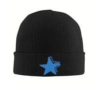 Calor Invernal, Blue Star Hit Me Hard y Soft Hat Gorros de otoño Invierno Gorra cálida Unisex Skullcap acrílico