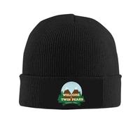 Calor Invernal, La Forma Perezosa de Dar la Bienvenida al Primer día de A Twin Peaks Cálida Gorra de Punto Invierno Gorra de Punto Skullies Gorros Hip Hop Monos Unisex