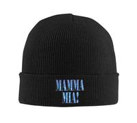 Calor Invernal, Mamma MIA Disc Gorros Tejidos Gorros cálidos de Invierno Gorros Unisex Gorras de Punto Moda