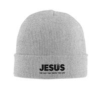 Calor Invernal, The Way The Truth The Life Gorros de Gorro Gorro de Honor para Hombres y Mujeres Gorros de Punto Vintage para Exteriores Spring Head Caps