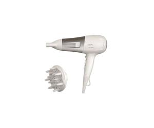 Calor Powerline secador de pelo, tecnología de refuerzo iónico para el brillo, Thermo Control, 6 ajustes de velocidad/temperatura, concentrador, difusor CV5930C0