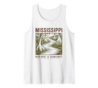 Calor profundo y deriva lenta de Mississippi desde 1817 Camiseta sin Mangas