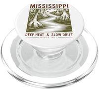 Calor profundo y deriva lenta de Mississippi desde 1817 PopSockets PopGrip para MagSafe