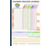 Calories Tracker Journal: Meal and Food Diary - Track Protein, Carbs, Fat & Calories Daily | Water, Macros & Fitness Log Book for Weight Loss, Healthy Eating & Nutrition Goals