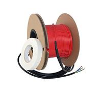 CALORIQUE Cable eléctrico para calefacción de pisos - 16W/m - 31,25 m en total 500W para superficie de calefacción de 2,5 a 5 m² - Tecnología TWIN - [A +++]