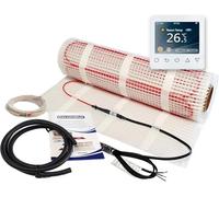 CALORIQUE Estera De Cable De Calefacción Eléctrica - con termostato WiFi - 2m² - Calefacción Eficiente Por Suelo Radiante Eléctrico 150W/m² - Сlase A +++