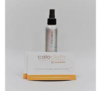 Calotherm 2 paños CaloCloth de 8 x 6 pulgadas y 1 paquete de spray CaloClear de 100 ml