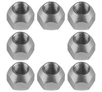 Caltric 8 tuercas de rueda delantera o trasera compatibles con Honda TRX250R 1986 1987 1988 1989 M10x1.25