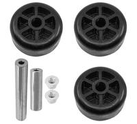 Caltric TCU34060 TCU27152 TCU27151 TCU28739 Rueda de cubierta y eje compatible con cortacésped John Deere 1550 1570 1575 1580 1585 TerrainCut