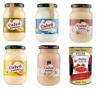 Calvé Maionese - Pack de prueba de cóctel tonnata, 5 x 225 ml + polpa italiana gourmet 400 g
