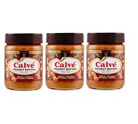 Calvé Pindakaas mantequilla de cacahuate, maní, vidrio, 3 x 350 g