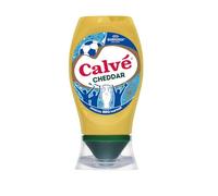 Calvé Salsa Cheddar Sauce Soße Cheddar Sauce Squeeze Würzsaucen 100% reciclable Flasche 245ml
