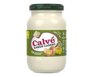 Calvé Salsa en tarro Sabor Casero sin conservantes, 30% menos sal 210ml, Pack de 12 unidades