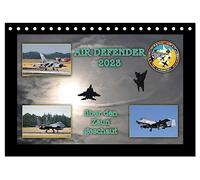CALVENDO - AIR DEFENDER 2023 - mirado por encima de la valla (calendario de mesa 2027 DIN A5 horizontal), calendario mensual: impresiones de la mayor maniobra de la OTAN