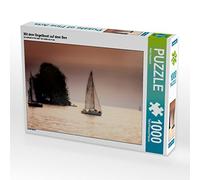 CALVENDO Alain Gaymard - Puzzle (1000 Piezas, 64 x 48 cm), diseño de Barco de Vela en el Lago