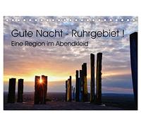 CALVENDO - Buenas noches - Ruhrgebiet! (calendario de mesa 2027 DIN A5 horizontal), calendario mensual: una región en vestido de noche