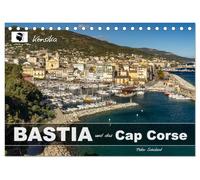 CALVENDO - Córcega - Bastia y el Cap Corse (calendario de mesa 2027 DIN A5 horizontal), calendario mensual: 12 meses con la fascinante ciudad de Bastia y el norte de Córcega