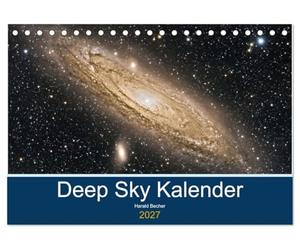 CALVENDO - Deep Sky Calendario (calendario de mesa 2027 DIN A5 horizontal), calendario mensual: calendario 2022 con motivos de nebulosas galaxias y cúmulos de estrellas