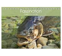 CALVENDO - Fascinación de pesca y pesca (calendario de mesa 2027 DIN A5 acostado), calendario mensual: impresiones del pasatiempo más popular de los alemanes