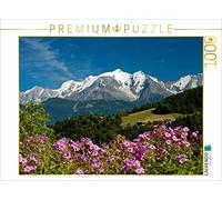 CALVENDO Frauke Scholz - Puzle con Vistas Desde el Pueblo de Cordon al Macizo Mont Blanc, 1000 Piezas, tamaño 64 x 48 cm