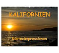 CALVENDO - Impresiones costeras de CALIFORNIA (calendario de pared 2027 DIN A2 horizontal), calendario mensual: de San Francisco a Los Ángeles