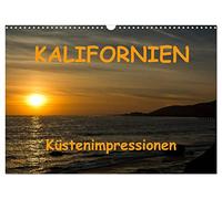 CALVENDO - Impresiones costeras de CALIFORNIA (calendario de pared 2027 DIN A3 horizontal), calendario mensual: de San Francisco a Los Ángeles