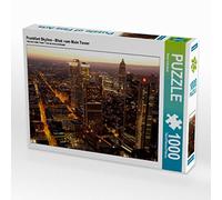 CALVENDO- Kikkerland Frankfurt Skyline - Puzzle (1000 Piezas), diseño de la Torre Main, Color Blanco, Teile (4059478894327)