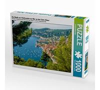 CALVENDO- Mueringer Christian - Puzzle (1000 Piezas), diseño de la Ciudad de Villefranche-Sur-Mer, Color Blanco, Teile (4059478856011)