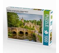 CALVENDO- Mueringer Christian - Puzzle (1000 Piezas), diseño del Puente de Castle Combe en Wiltshire, Color Blanco, Teile (4059478866423)