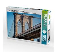 CALVENDO Peter Roder - Puzle de Puente de Brooklyn (1000 Piezas, 64 x 48 cm), diseño de Puente en un Nuevo Mundo
