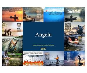 CALVENDO - Piscis - impresiones con hechizos geniales (calendario de pared 2027 DIN A3 acostado), calendario mensual: Angelzeit ist meine Zeit